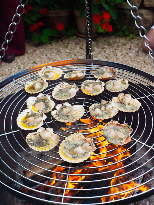 scallops cooked over the fire, Silversea’s S.A.L.T. program
