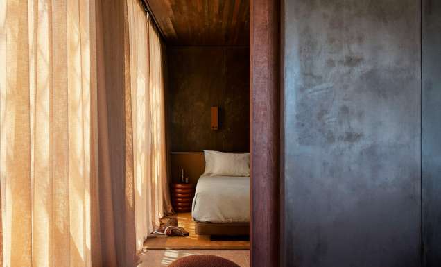 Inside a suite at Melbourne Place