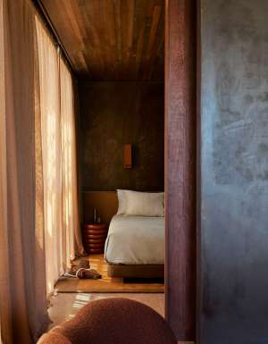 Inside a suite at Melbourne Place