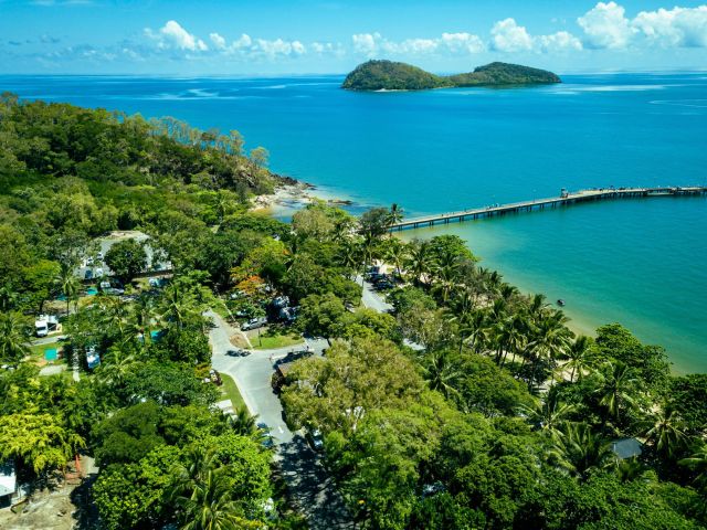 NRMA Palm Cove Holiday Park from above