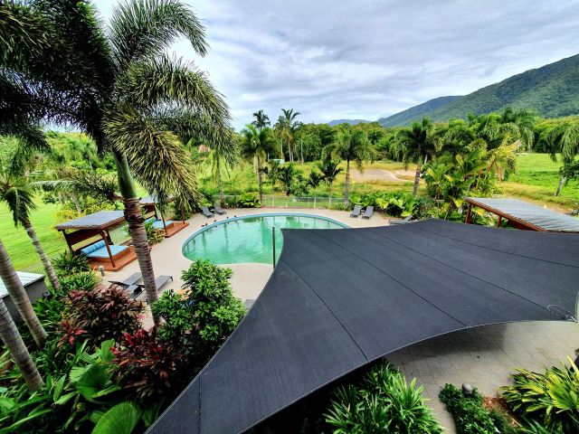 The Sebel Palm Cove pool from above