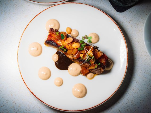pork belly at La Mesa, Palm Cove