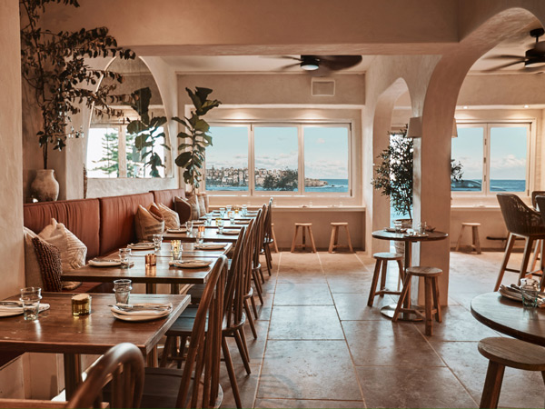 the dining interior of Ikaria, Sydney restaurants