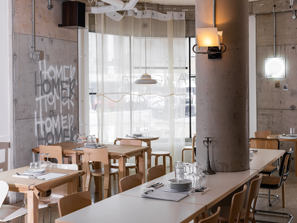 the restaurant interior of Homer Rogue Taverna, Cronulla