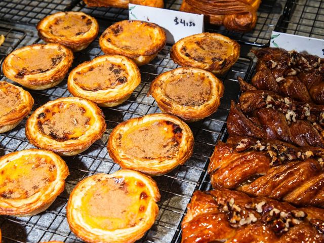 pies and Italian croissants at Strandello, Croydon