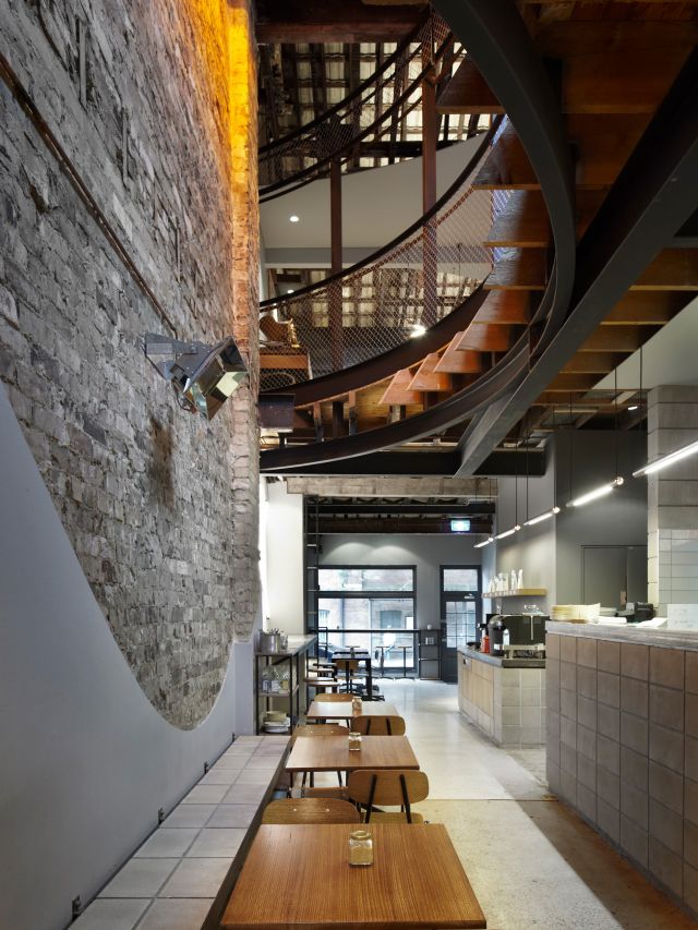 the cafe interior of Reuben Hills, Surry Hills