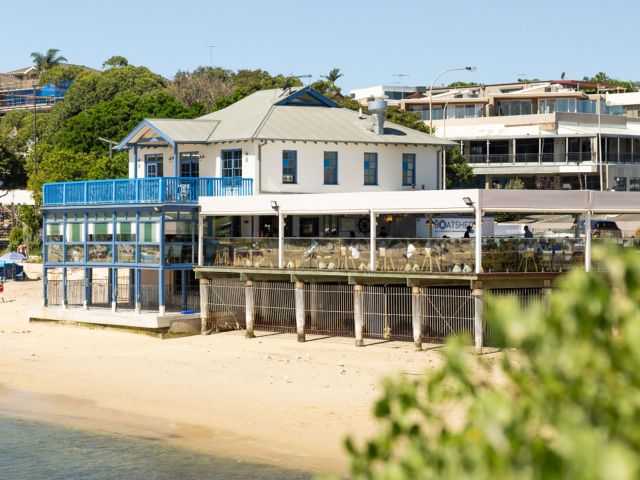 The Boatshed cafe exterior