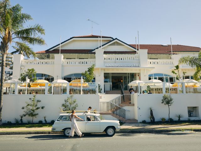 the front exterior of The Harbord Hotel