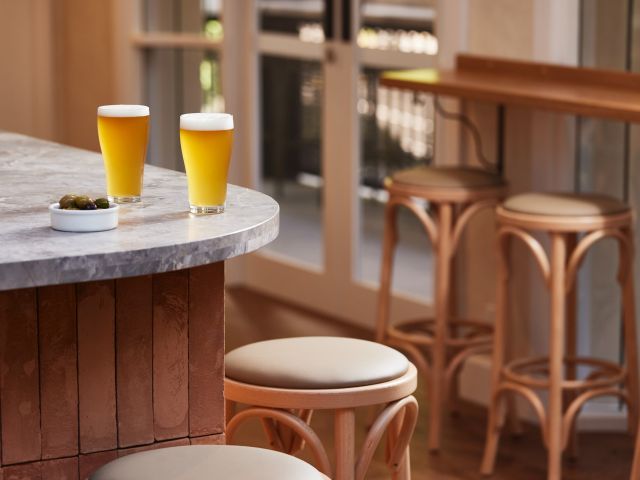 beer at The Belroy, St Leonards