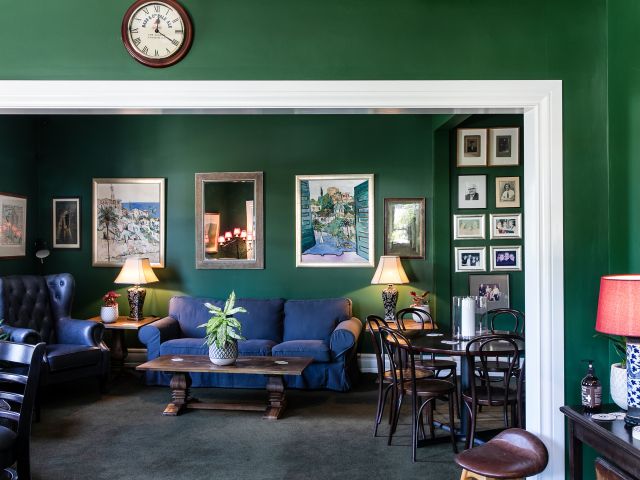 the cosy pub interior of The Lord Dudley