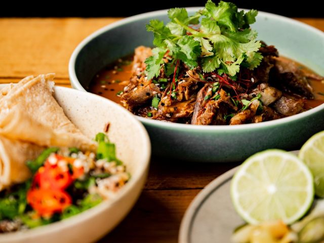 Asian dishes at Guerrilla, Cairns