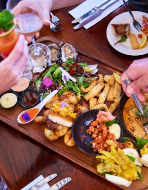 dinner at Salt House, Cairns
