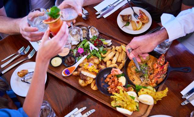 dinner at Salt House, Cairns