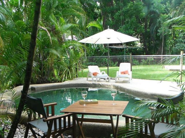 the pool at Daintree Village Hideaway