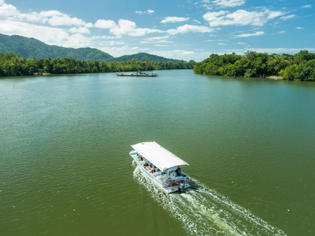 Solar Whisper cruise on the Daintree River