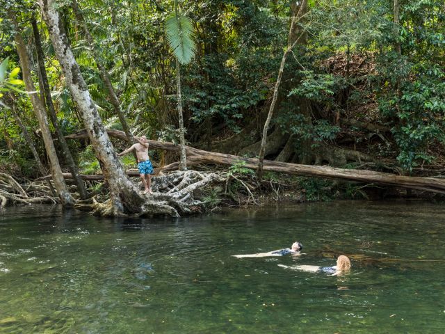 swimming at Emmagen Creek