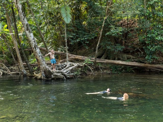 swimming at Emmagen Creek