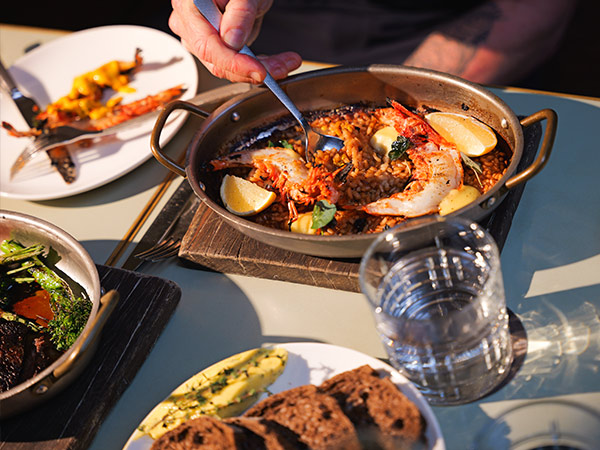 tqm xo prawns and other dishes