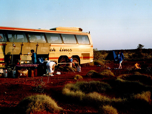 campsite in 1991