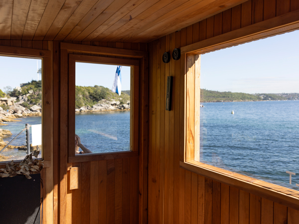 Cedar & Salt sauna in Sydney
