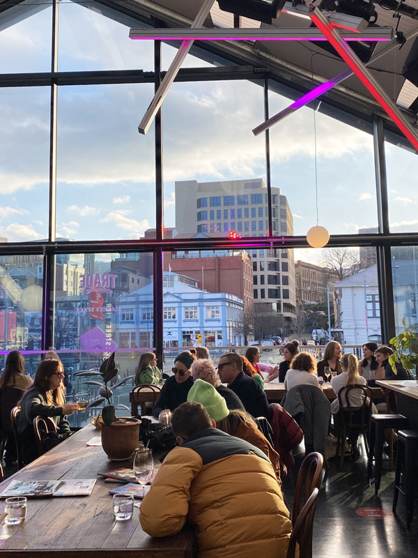 people dining at Rosie In My Midnight Dreams, Hobart cafe