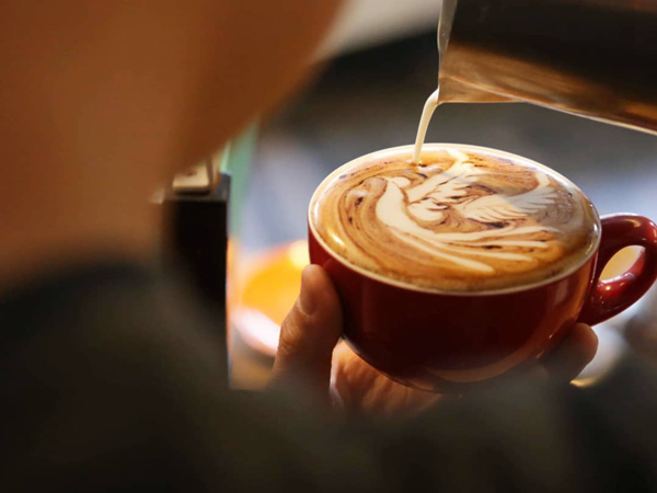 coffee at Straight Up Coffee and Food, Hobart