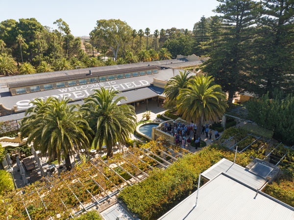 Indian Pacific Seppeltsfield Signature Dinner Drone Barossa Valley