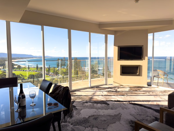 Panorama suite at Novotel Wollongong Northbeach
