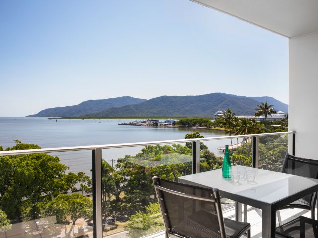 Trinity Bay balcony view from Mantra Trilogy Cairns