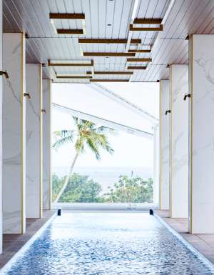the pool at Crystalbrook Flynn