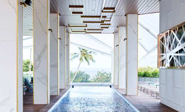 the pool at Crystalbrook Flynn
