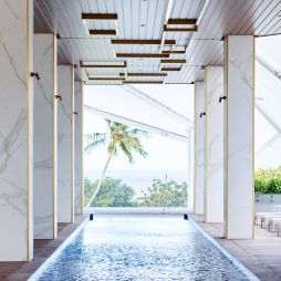 the pool at Crystalbrook Flynn