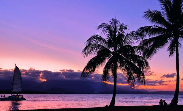 A sunset view in Port Douglas.