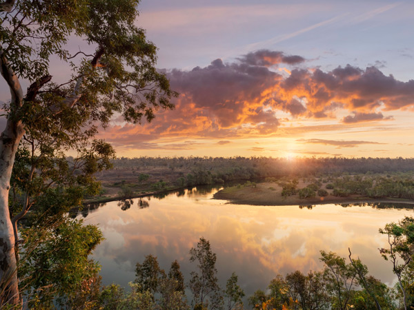 Limmen National Park at sunset