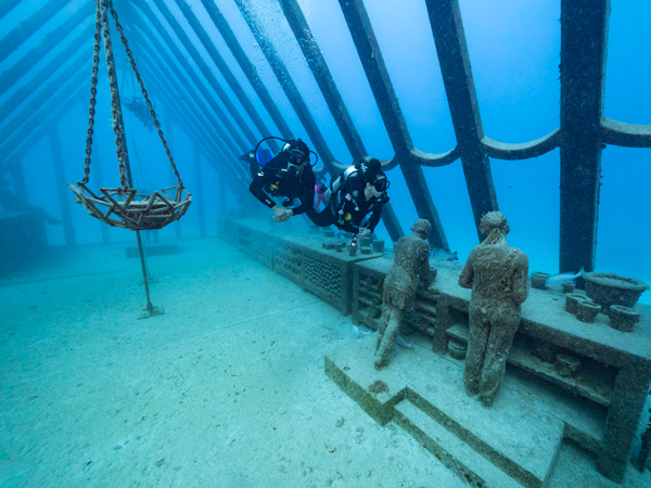 Museum of Underwater Art in Townsville, Qld