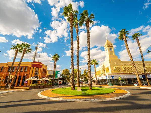 Feast Street, at the heart of Langtree Avenue in Mildura.
