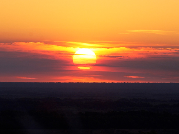 sunset views at Barramundi Lodge