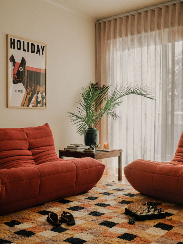 the interior of Palm Beach motel