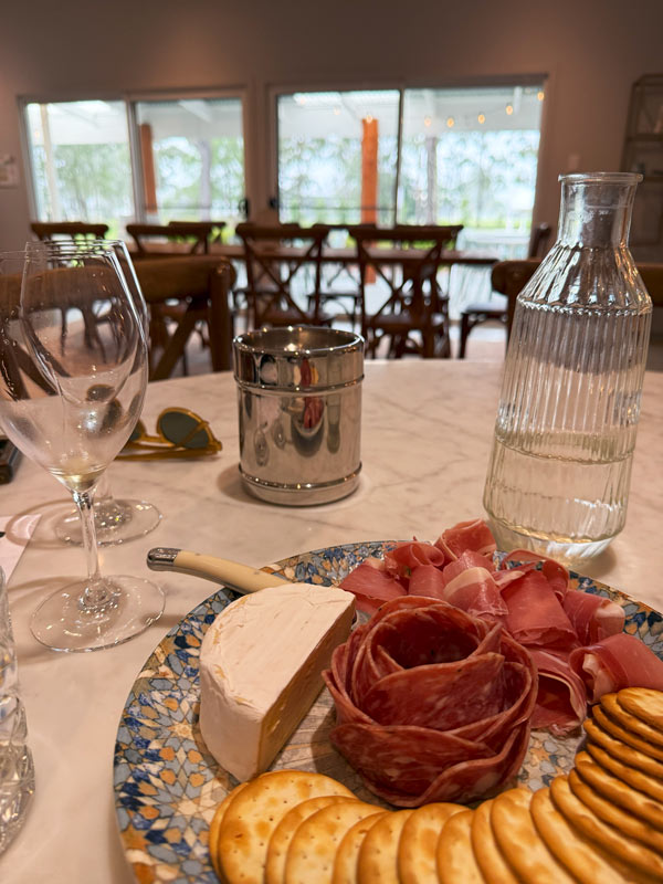 The gourmet platters at Emma's Cottage