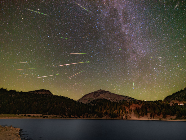 The Perseid meteor shower
