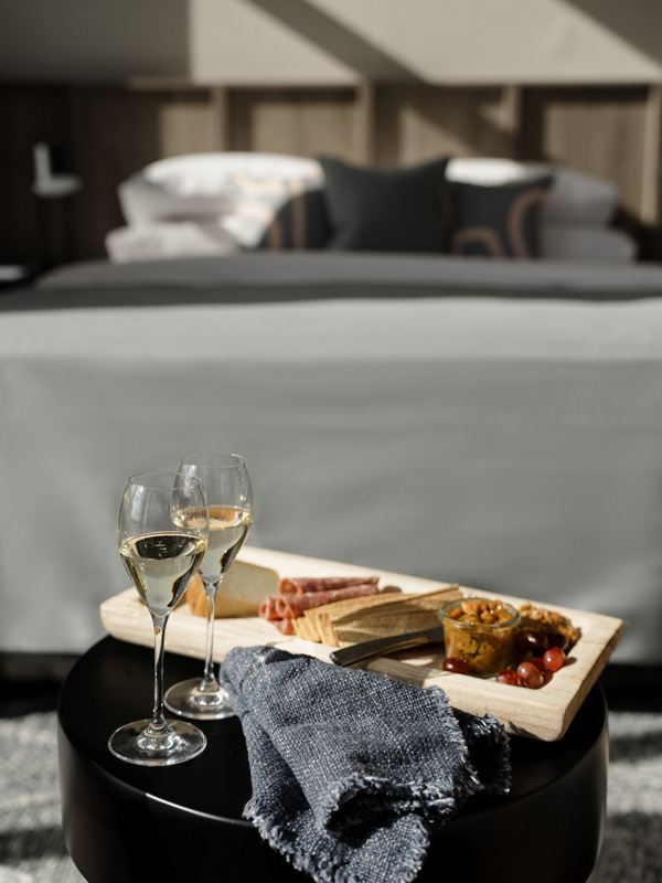 A gourmet platter with goods from the Pantry at Lane Retreat