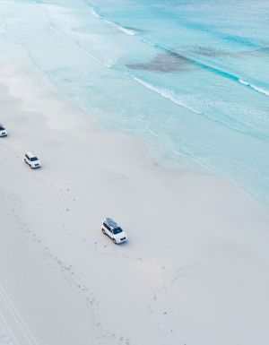 4WD beach driving in Western Australia