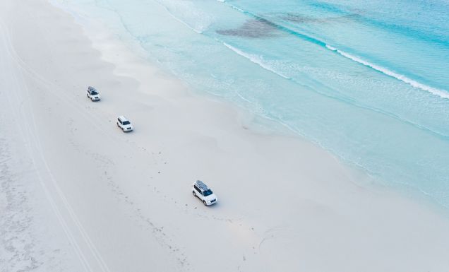 4WD beach driving in Western Australia