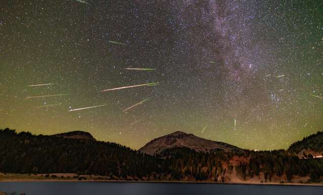The Perseid meteor shower