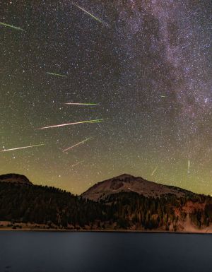 The Perseid meteor shower