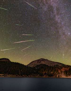 The Perseid meteor shower