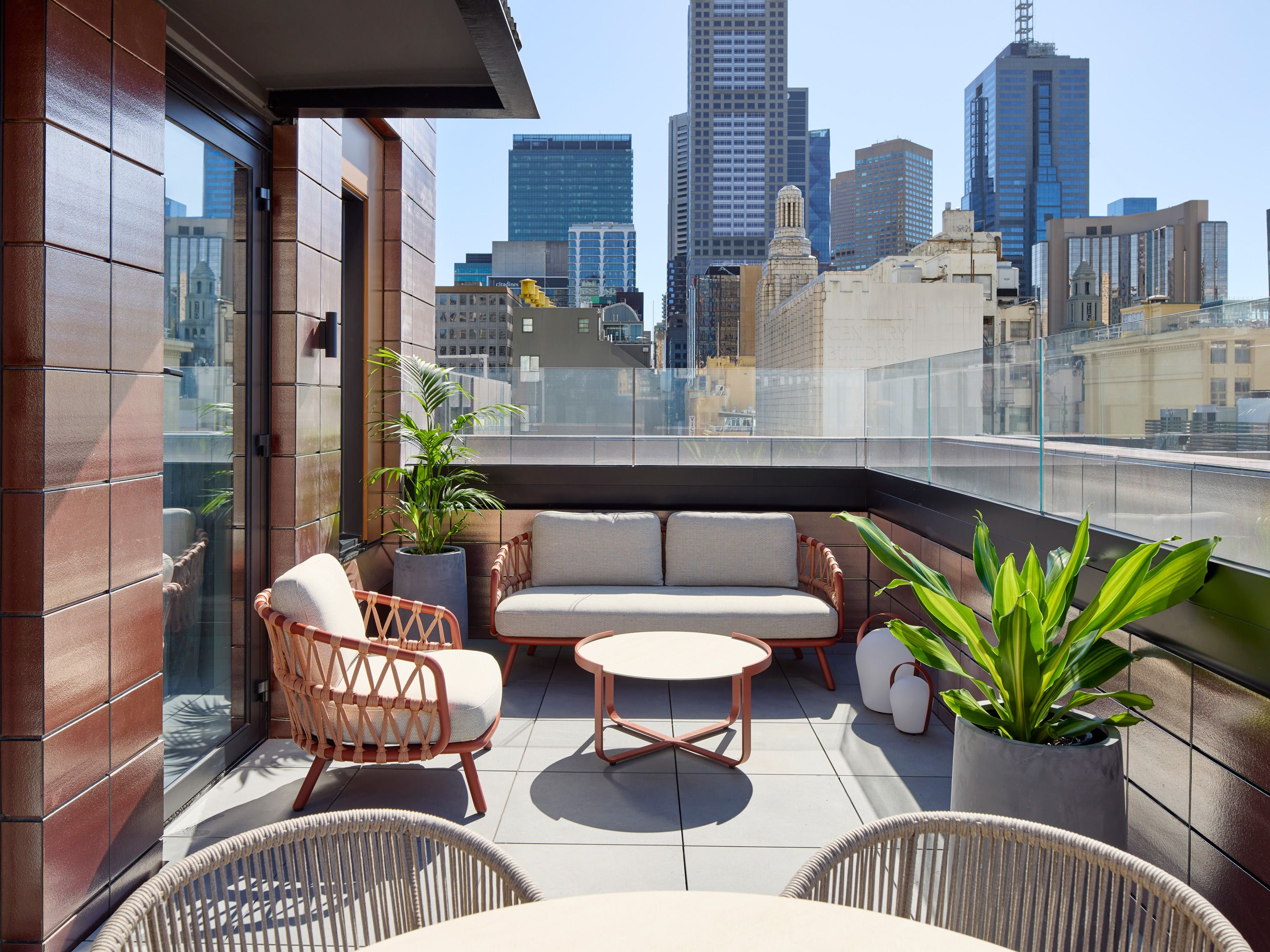 Hotel Indigo Melbourne Little Collins balcony