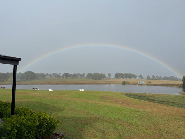 Lakeside views at The Lane Retreat
