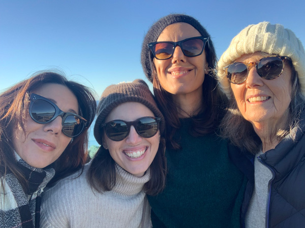 The writer Lara Picone with her sisters and mum on a multi-gen trip