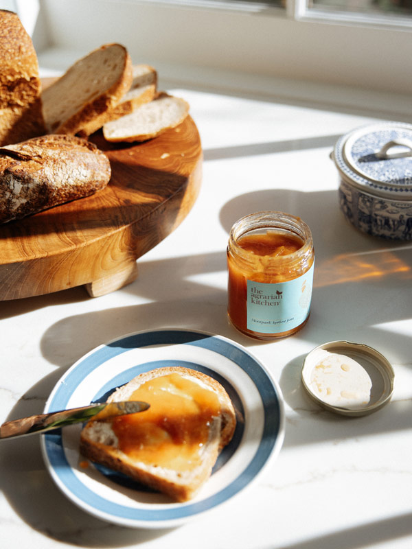 Fresh bread and jams for breakfast at Lumiere Lodge